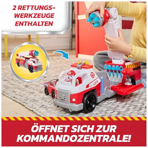 PAW PATROL – Fire Rescue Marshalls Deluxe Feuerwehr-Truck mit actiongeladener Löschfunktion, 50 cm lang, mit Marshall-Figur… – Ansicht 6