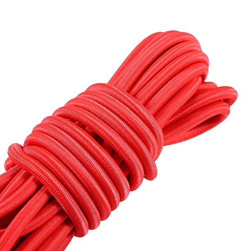 Anself 5 medidores 4mm / corda elástica do cabo do tirante com mola do barco do caiaque de 5mm