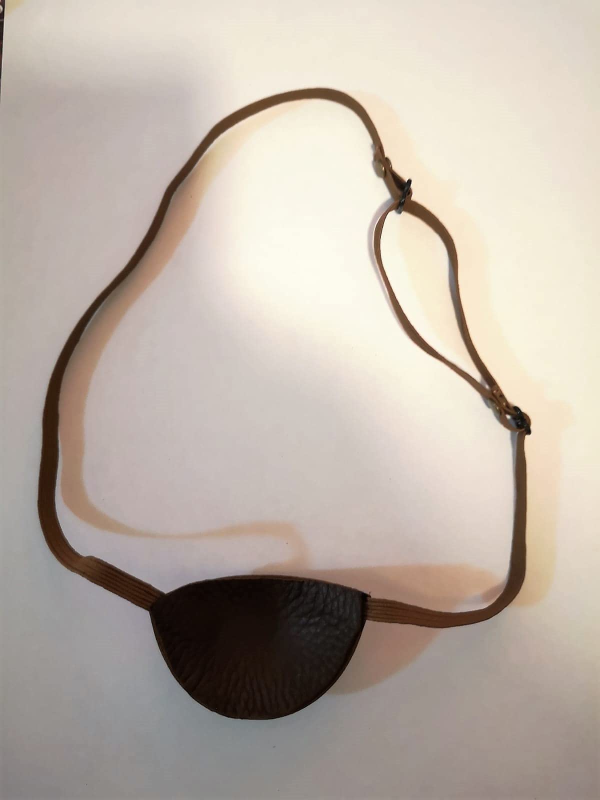 Amazon.com: Handmade Black Brown Tan Real Leather Eye Patch