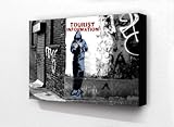 Banksy – Tourist info 2 Tone – Stampa su blocchi – Formato cartolina (15,2 x 10,2 cm, ca.)