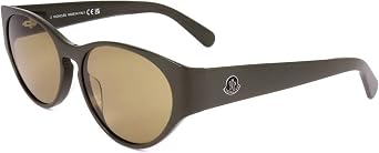 Moncler Sunglasses ML 0227 Bellejour 96N Shiny Army Green/Olive Lenses