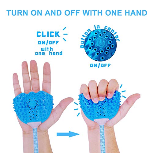 image for SIKSIN Pet Bathing Shower Sprayer Massage Scrubber in-One Carry, Adjus