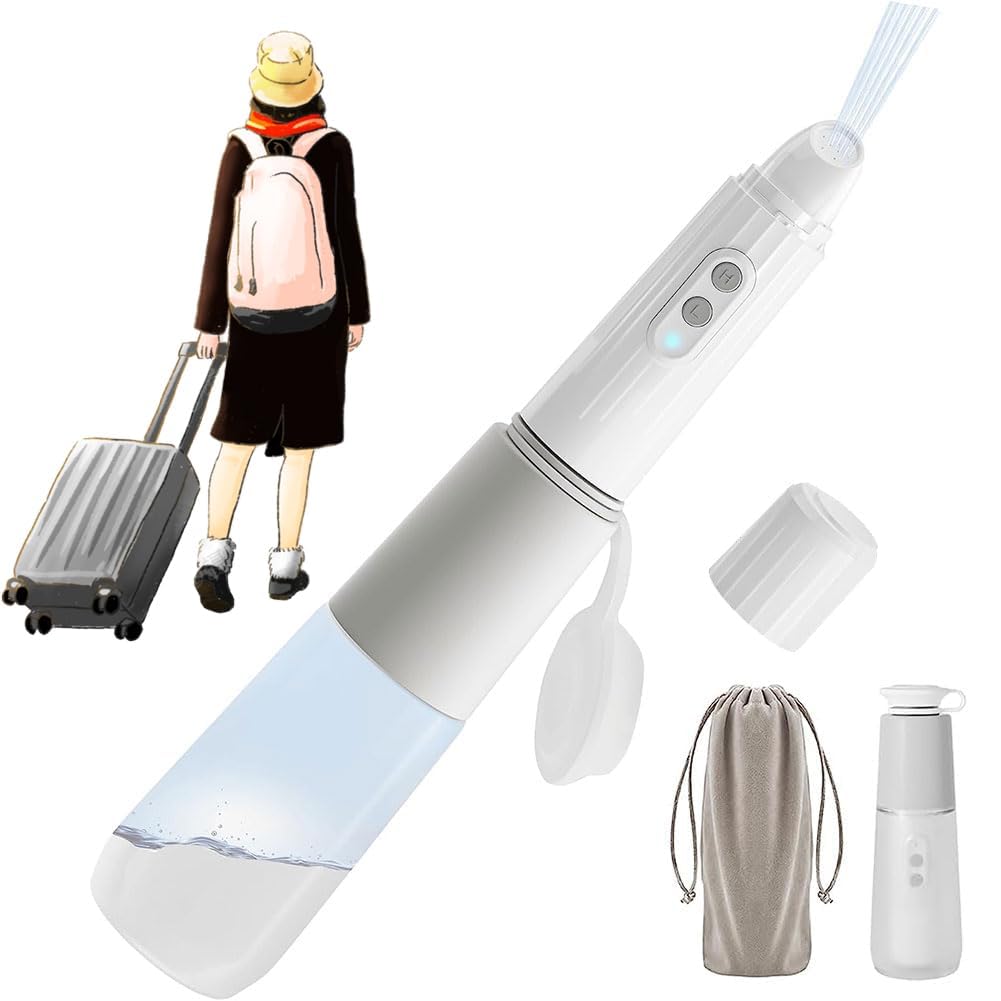 Bidé de Viaje portátil, pulverizador de bidé Personal de Mano Recargable con Botella de 290 ml, bidé de 3 Modos de Limpieza Ajustables para higiene Personal, Cuidado pospartoPerineal