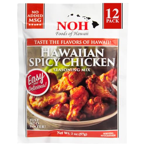 NOH Hawaiian Spicy Chicken Seasoning Mix, 2.5 Oz (Pack of