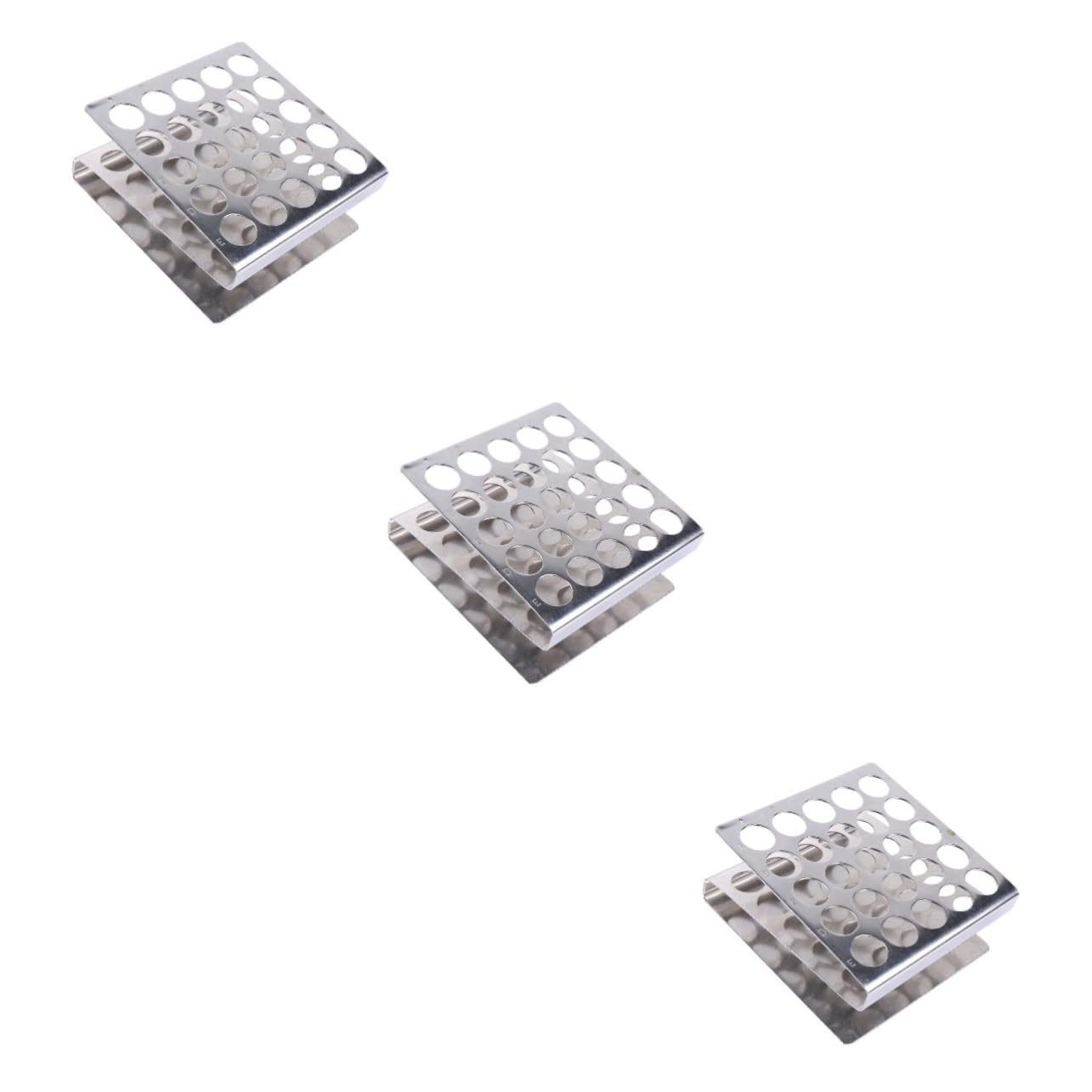 Anneome 3pezzi Provette Inossidabile Z-shaped Per Laboratori Scolastici e Accessori La Conservazione Dei