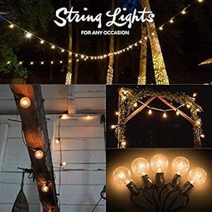 50ftblackstringlights60g40globebulbs10extraconnectablewaterproofindooroutdoorglobestringlightsforpatiospartiesweddingsbackyardsporchesgazebospergolasandmore Urban Country Home Decor 50ft black string lights 60 g40 globe bulbs 10 extra connectable waterproof indoor outdoor globe string lights for patios parties weddings backyards porches gazebos pergolas and more urban country home decor