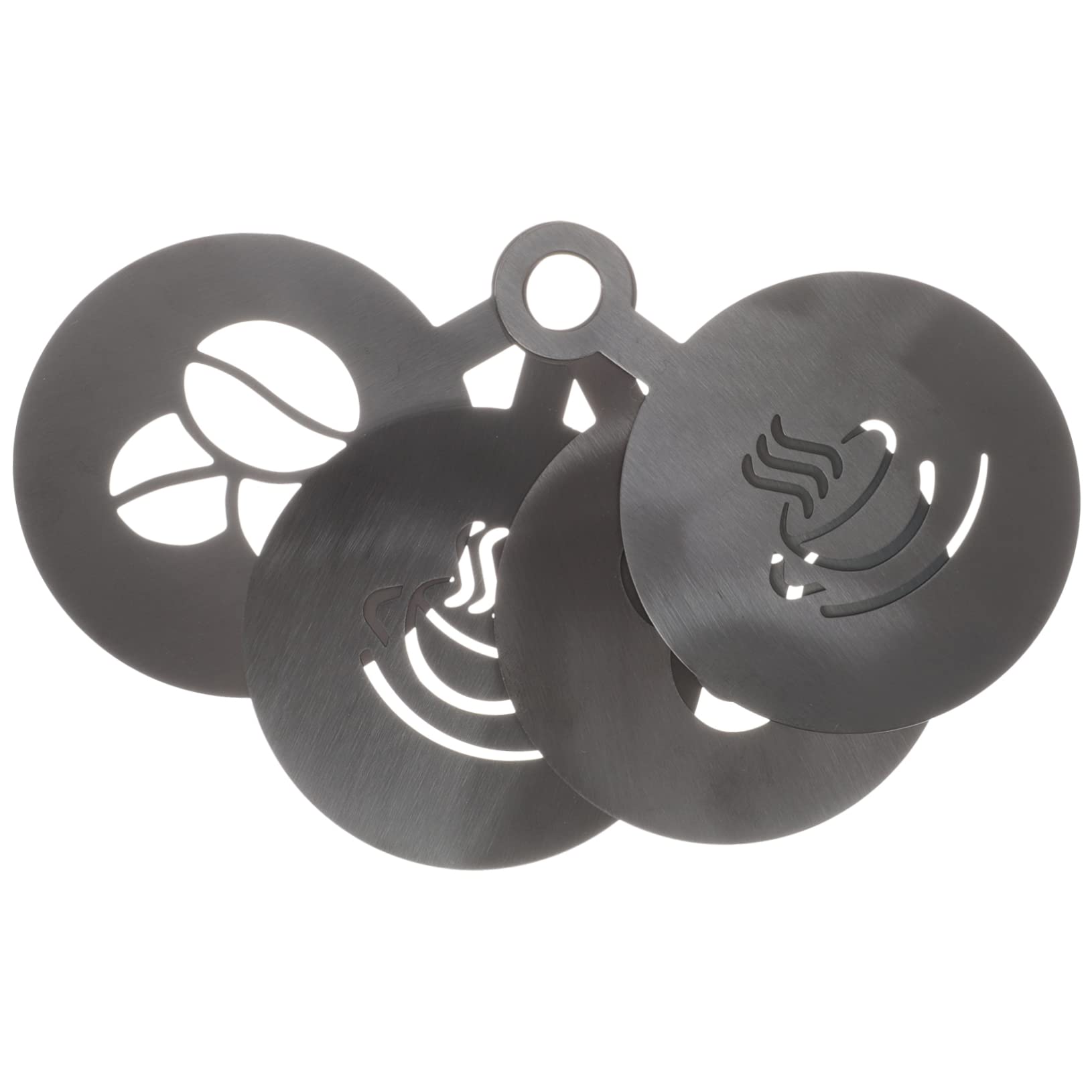 Amosfun 12 Piezas Molde De Café Con Leche Plantilla De Arte Latte Plantillas De Café DIY Moldes De Impresión s De Flores De Capuchino De Arte De Pastel De