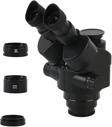 Microscope Accessories Kit 35X 7X 45X 90X Simul-Focal Trinocular Stereo Microscope Head Continuous Zoom 05X 2X Microscopio Microscope Slides Color