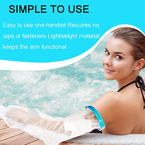 Mbeta Adult Arm Cast Cover For Shower Bath Waterproof And Watertight Cast Bandage, Reusable Cast Cover Arm For Arm, Hands, Wrists, Elbow, Fingers Wound Keeps Bandage Dry #TOP5