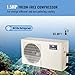 VEVOR Aquarium Chiller, 500 Gal 1892 L, 1.45 HP Hydroponic Water Chiller, Quiet Refrigeration Compressor for Seawater and Fresh Water, Fish Tank Cooling System, for Jellyfish, Coral Reef