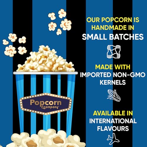Image of Popcorn & Company Cheddar Cheese Popcorn Regular Tin, 60 gm