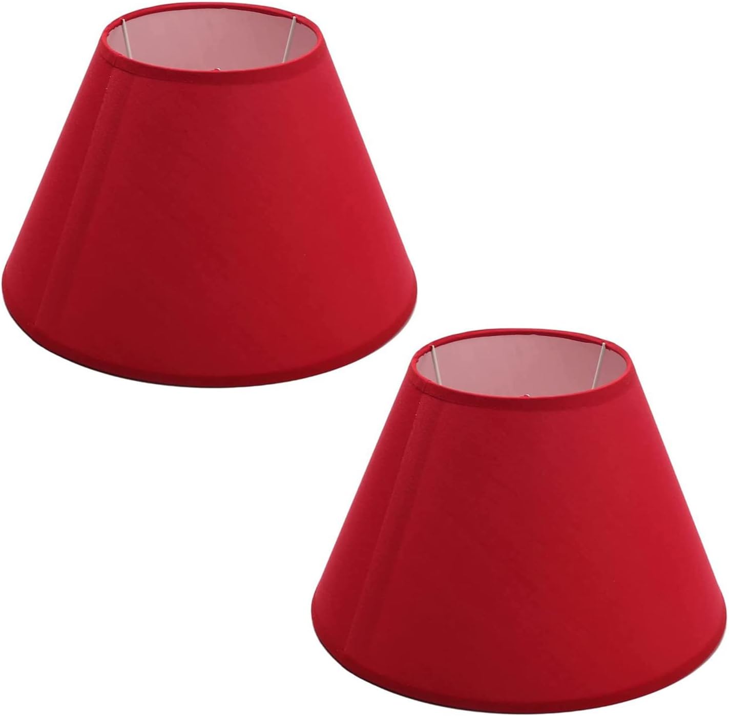 Othmro Red XLarge Lamp Shade Set of 2, 5.91 * 11.8 * 7.48