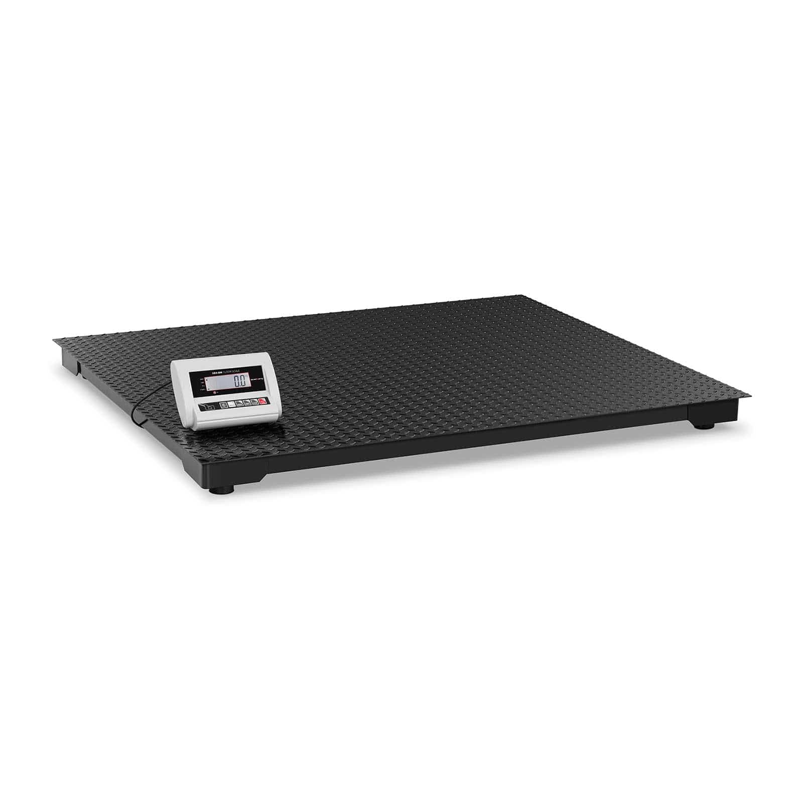 Steinberg Systems SBS-BW-3T/1A Bodenwaage 3000kg / 1 kg Paketwaage 150 x 151,5 cm Plattformwaage Industriewaage Digitalwaage mit LCD-Anzeige ECO