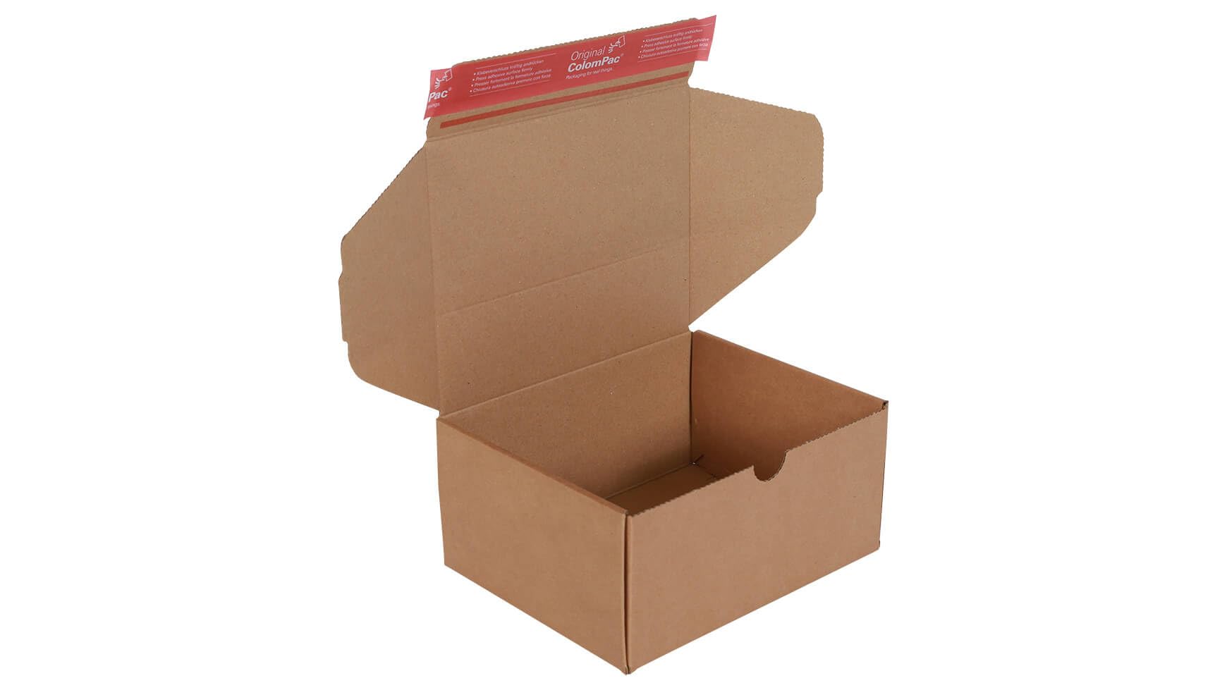 40x Modulbox 250 x 175 x 50 mm Selbstklebestreifen Braun Briefkarton Maxibrief Versandkarton DHL, Hermes, UPS