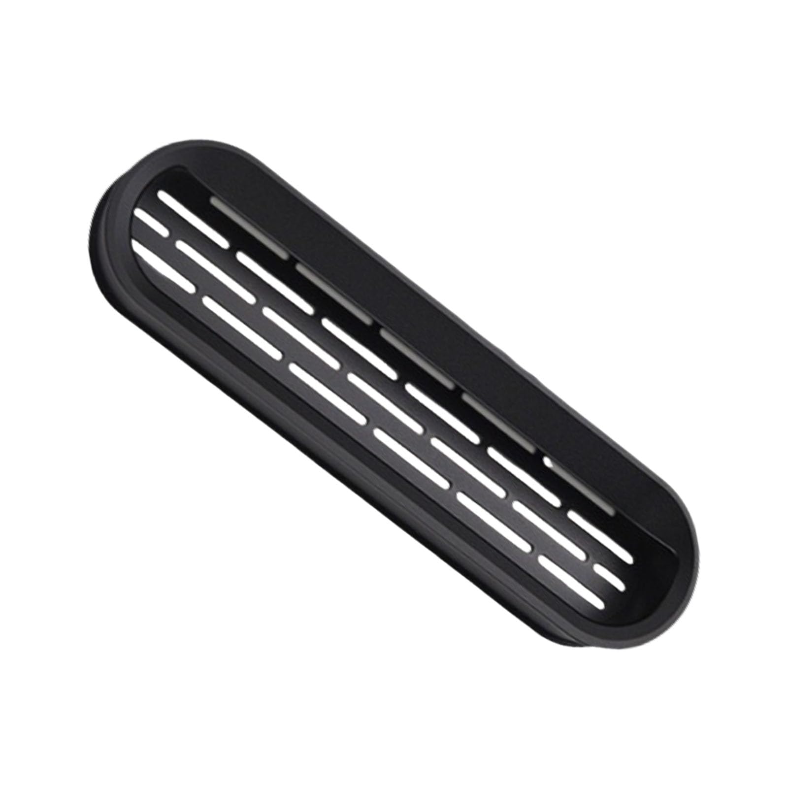 Buxuaaaa Dumb Black Aluminum Alloy Cabinet Knob Ventilation Grille Kitchen Cabinet Door Handle Wardrobe Pulls Concealed Furniture Hardware Knob Drawer Pull