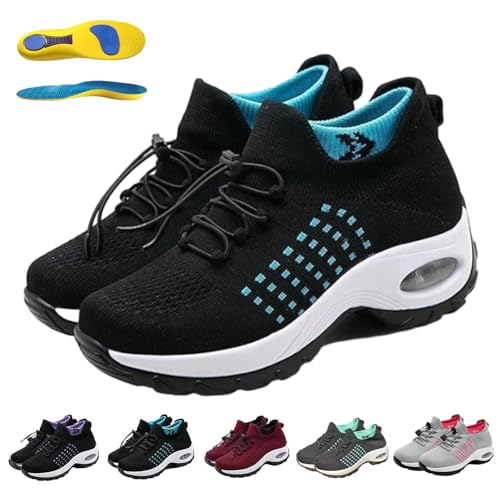 Comfort Wear Orthowear Orthopedic Sneakers for Women with Air Cushion & Stretch Cushion, Breathable Ortho Shoes for Plantar Fasciitis, Includes Insole