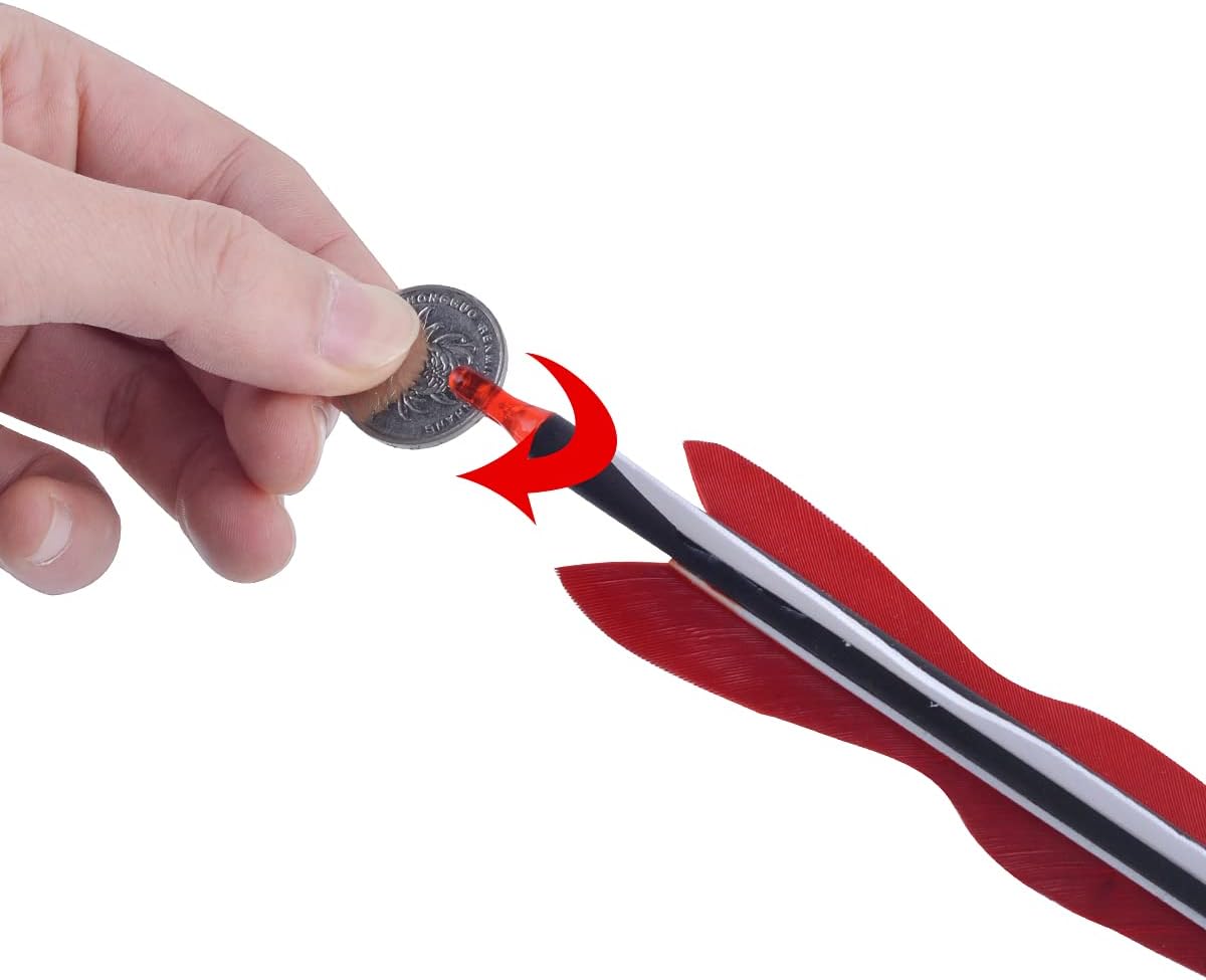 LWANO 30Inch Carbon Arrow Archery Hunting/Targeting Practice Arrows with 5" Turkey Feathers for Compound Recurve Longbow 12Pack : Sports & Outdoors