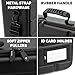 CASEMATIX Wine Travel Case for 3 Bottles with Shock-Absorbing Foam & Adjustable Carrying Strap - Protective Wine Suitcase for Storage, Padded Wine Bag Tote Alcohol Carrying Case
