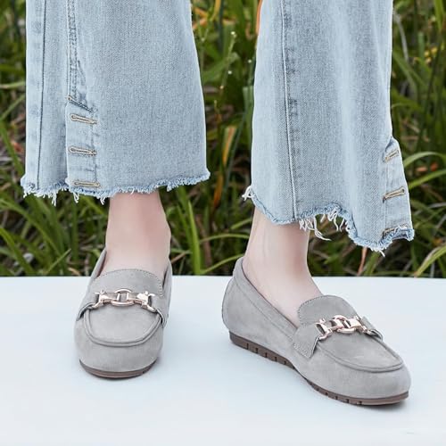 Image of VERDASCO Women's Loafers Comfort Slip-Ons Flat Work Shoes Casual Moccasins Penny Loafers Lady Dress Shoes