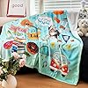 Girls Fleece Blanket 80"x60"for Kids Women,Soft Cozy Gils Throw Blanket for Sofa Couch Bed,Gift for Girls #3