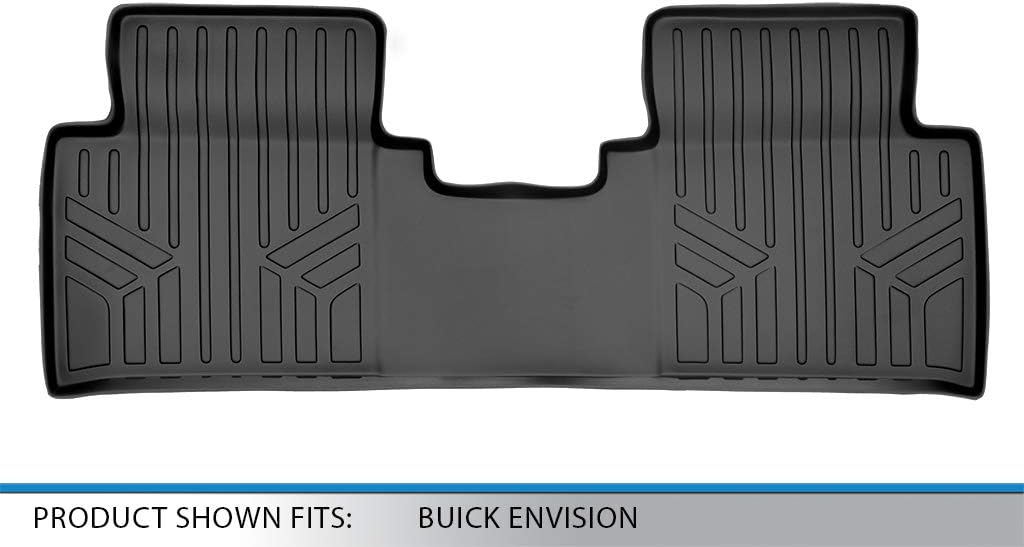 SMARTLINER Custom Fit Floor Mats 2nd Row Liner Compatible with 2016-2020 Buick Envision
