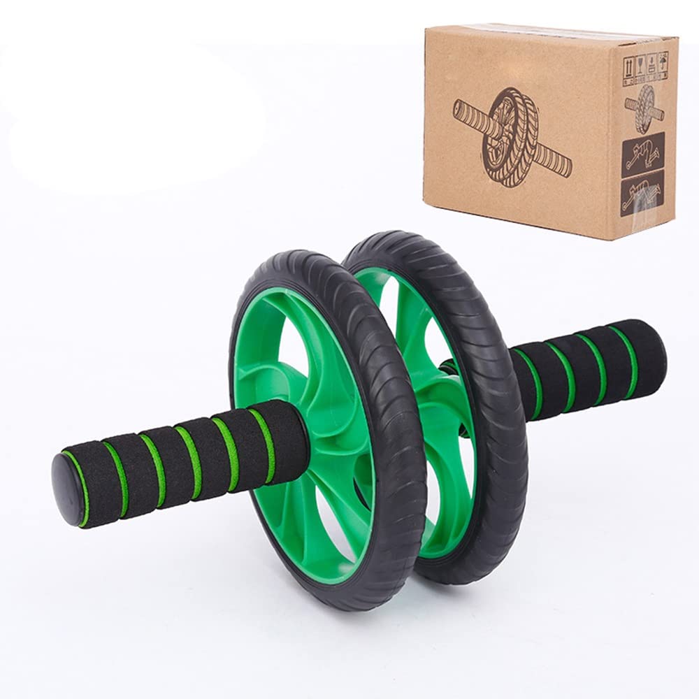 Ruota Addominali Fitness con Tappetino aderenza Addominale Allenamento Addominali ABS Dlending Ho Ruota per Addominali(Italy)
