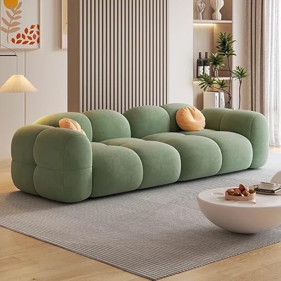 Image of Luxury Sofa Set Luxury Chesterfield Sofa in for Home Living Room & Office (Green)