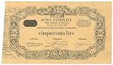 SKU: 22405/IX Cartamoneta.com 500 Lire Banca Nazionale nel Regno d\'Italia 25/01/1893 BB/BB+ 22405/IX