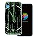 Produktbild dessana Matrix Code transparente Schutzhülle Handy Case Cover Tasche für Apple iPhone XR Matrix Uhr