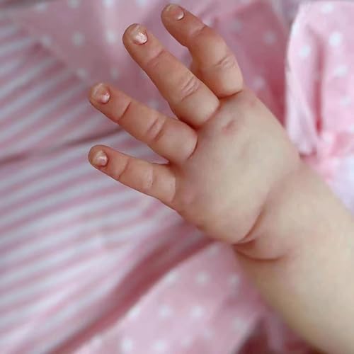 Miniatura 5 de iCradle Muñecas de bebé Reborn de 24 pulgadas de silicona para niños pequeños juguetes realistas para recién nacidos cuerpo suave realista juego de