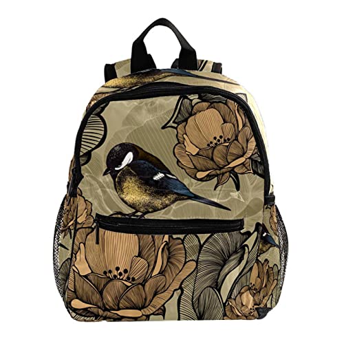 Sac à dos pour garçons et filles jaune et multicolore idéal pour la maternelle