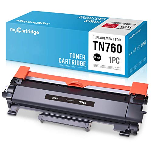 myCartridge Compatible Toner Cartridge Replacement Brother TN760 TN-760 TN730 TN-730 (1 Black) Chip