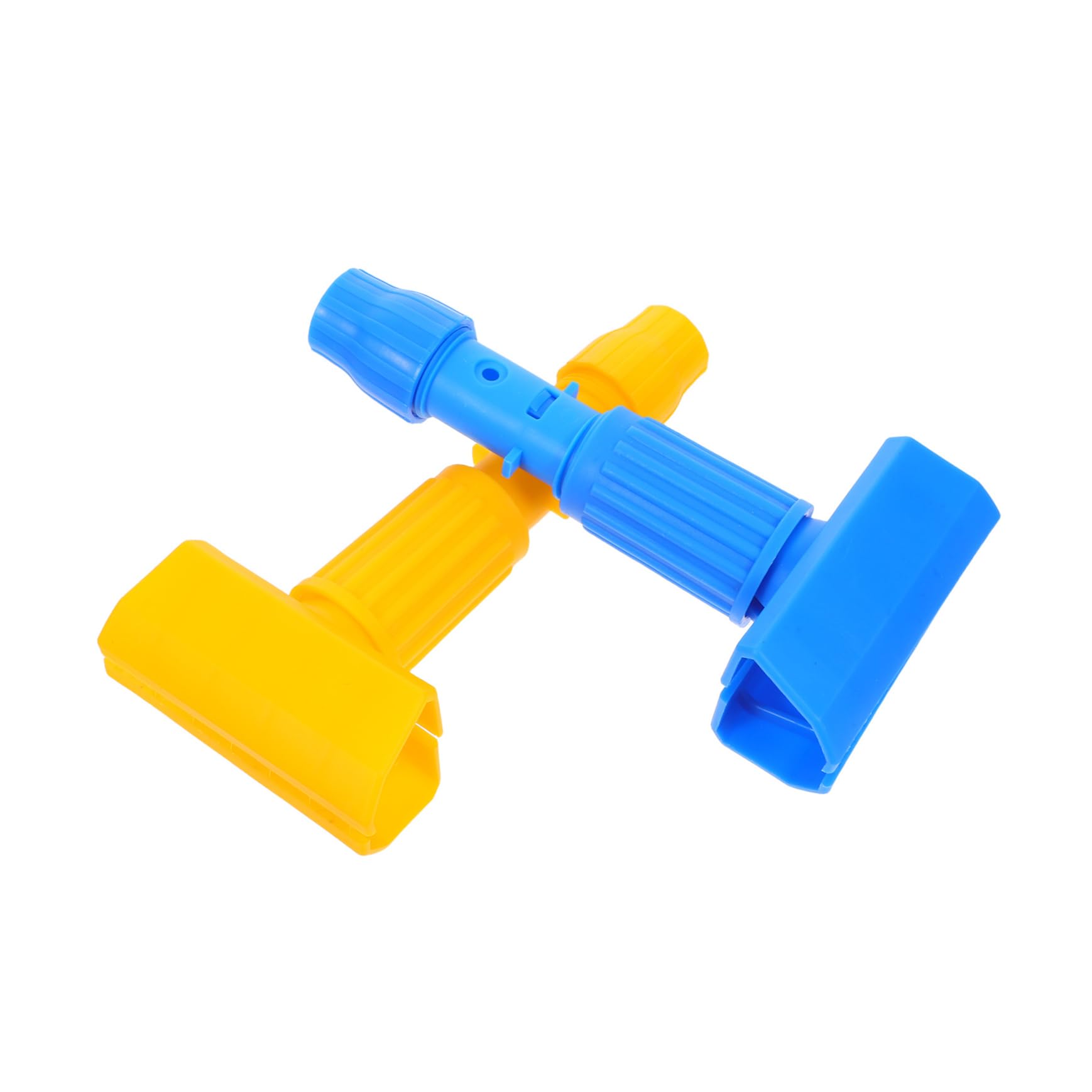 STOBAZA 2pcs Mop Head Clamp: Plastic Replacement Grip for Wet Floor Mops - Quick Connect Part for Commercial Cleaning & Industrial Use