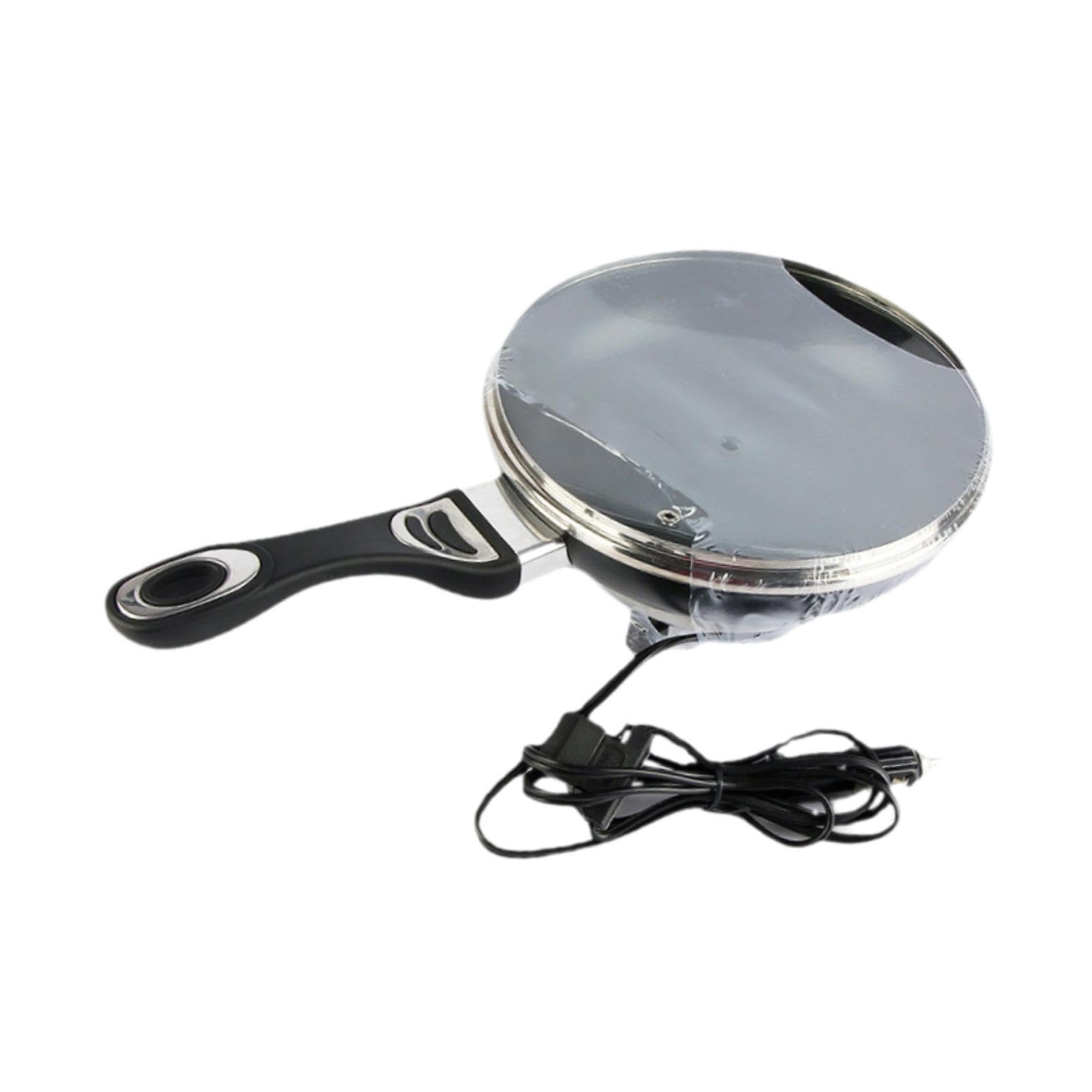 Sartén eléctrica multiusos para coche, picnic, viajes, 12 V, 150 W, 17 x 21 x 10 cm