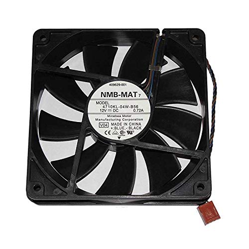 Ventilateur NMB-MAT 4710KL-04W-B56 12V - 120mm, 4 Fils PWM, Neuf Ouvert