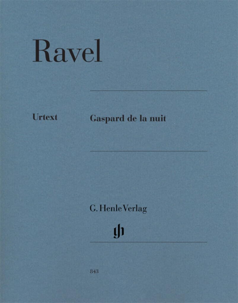 MAURICE RAVEL : GASPARD DE LA NUIT - PIANO      Sheet music – January 1, 2009
