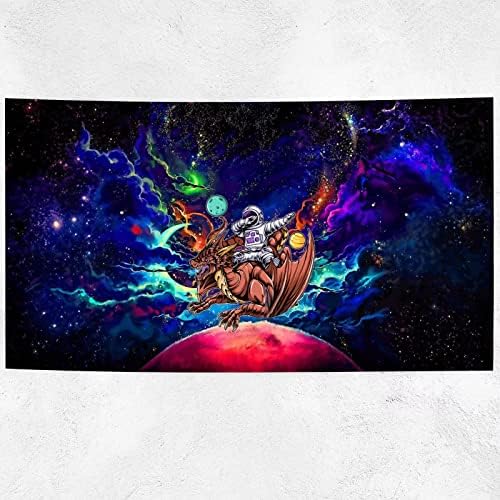 LERDWINT Animation tapestry Wall tapestry, Soft And Light Cartoon Tapestry Aesthetic Cartoon Poster Wall Tapestry For Young Girls And Boys, Starry Fantasy Space Astronaut79x59 inches