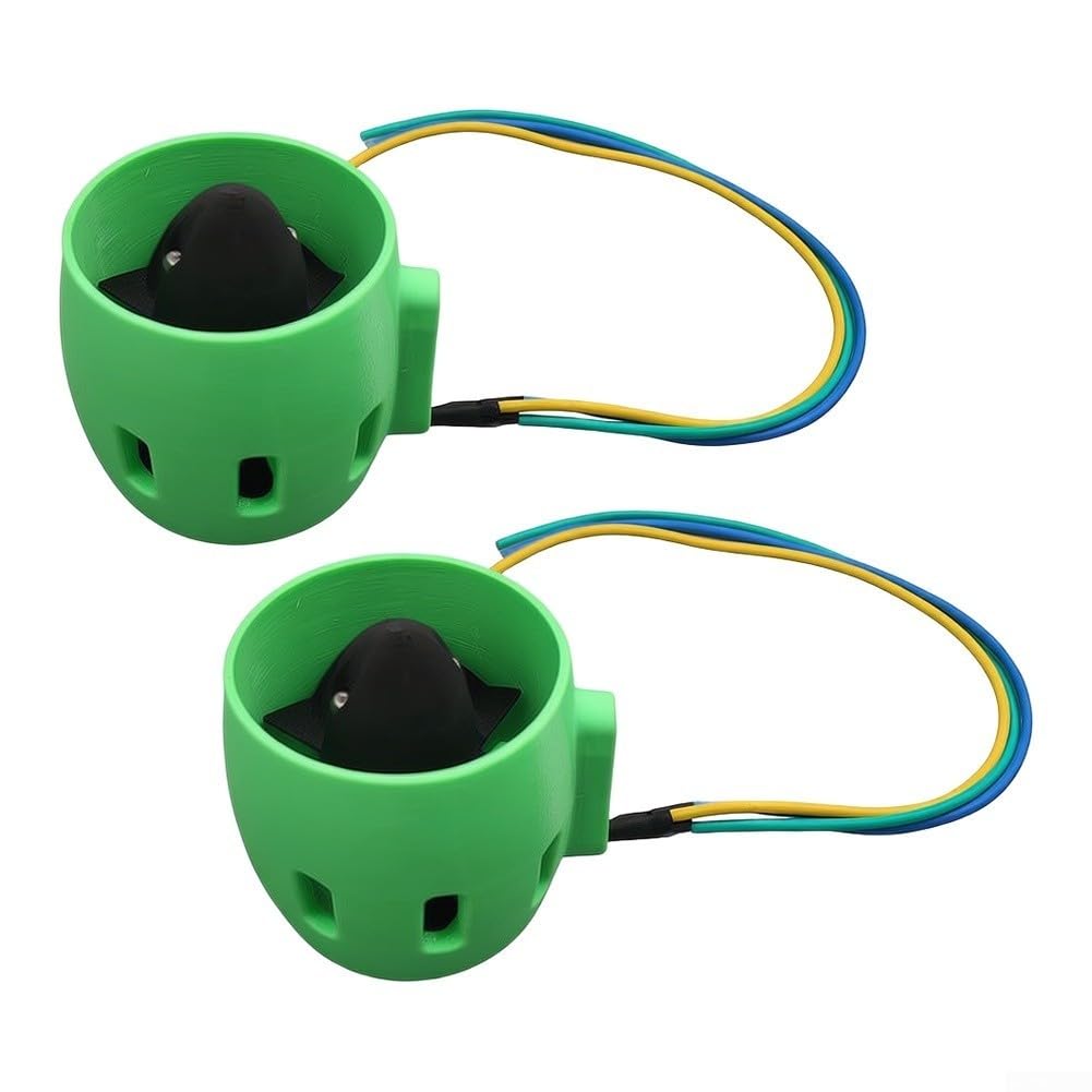 Underwater Thrusters 70mm Carcasa de plástico Paquete doble bajo el agua | Potencia de 300 W, empuje de 2,5 kgf cada uno, juego de motor doble, movimiento estable en línea recta, ideal para barcos RC