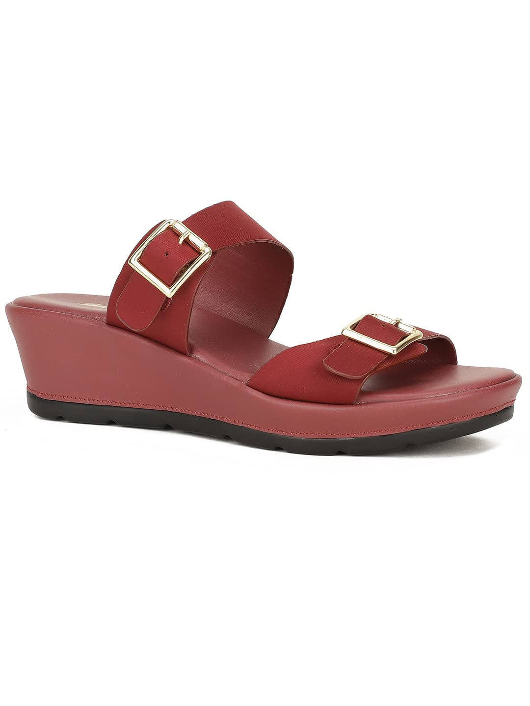 Bata Womens MOLLY MULE Slippers (6715348_MAROON_3 UK) (B0C675GW8H) Amazon Price History, Amazon Price Tracker