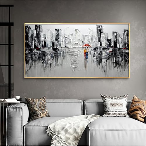 Peinture Diamant Couple Abstrait Grand Format Anti-Stress Kit Complet Strass 5D