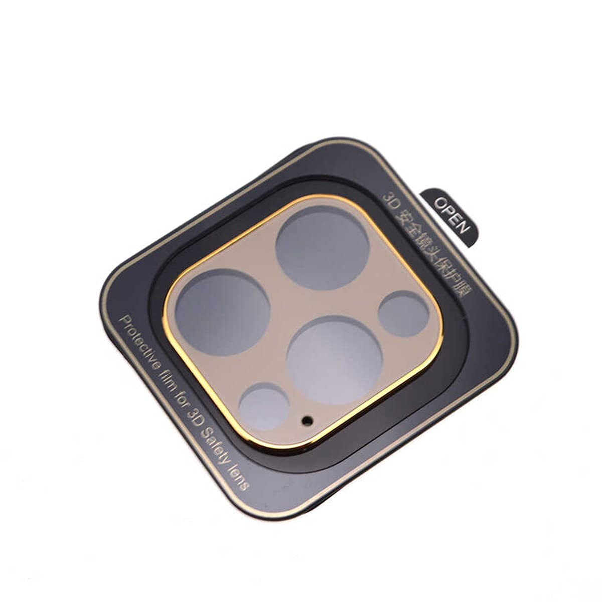 Zore Apple iPhone 12 Pro Max Zore Kamera Koruyucu, Gold