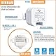 [NEU] PROTECTOR ASK-6030 I Funk-Abluftsteuerung mit batterielosem Kinetik-Fenstersender + Thermo-Ofensender | Fensterkontaktschalter | Einbauvariante