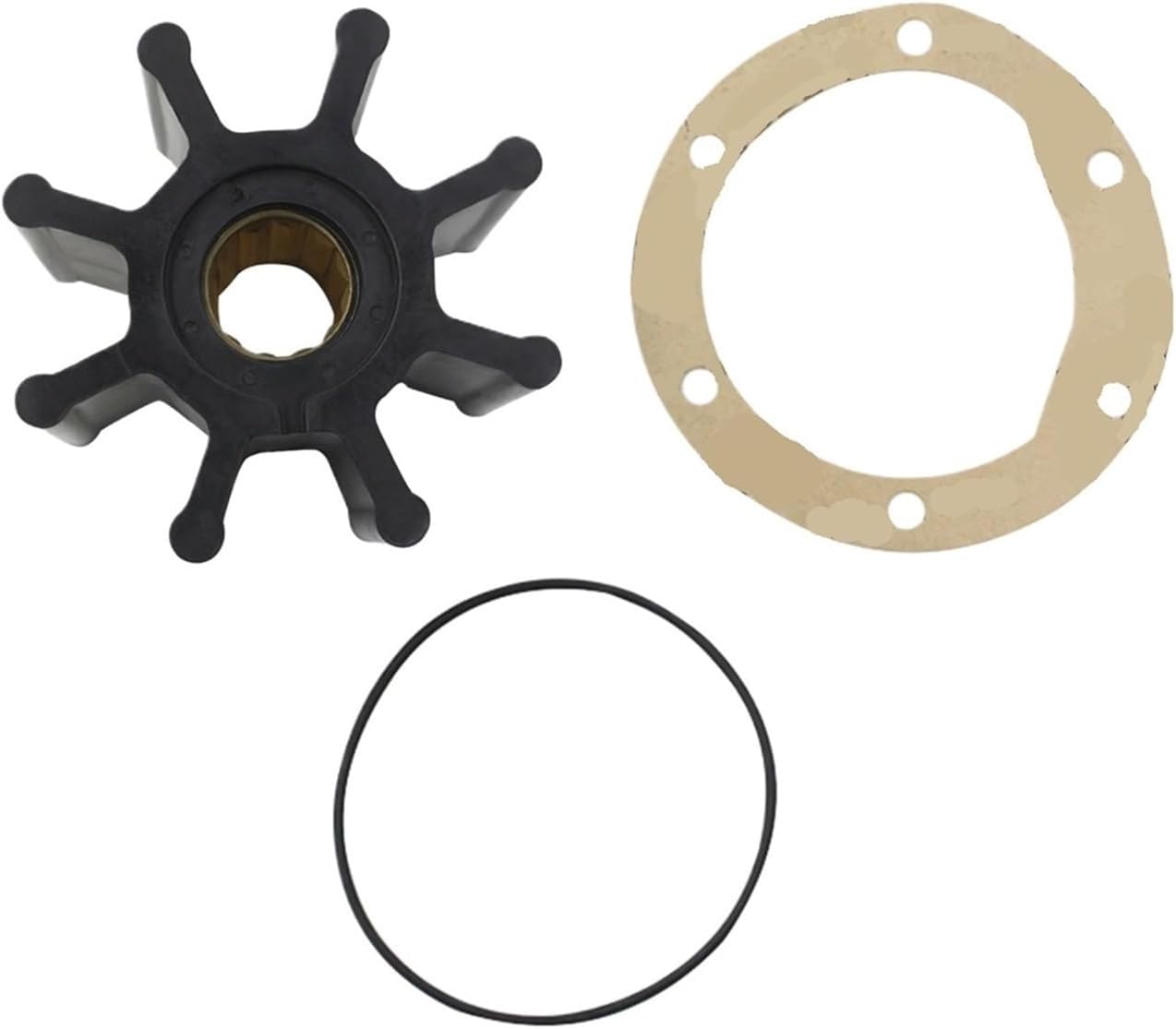 Engine Water Pump Impeller Kit 920-0001 Compatible with 920-0003 920-0001-P Universal Replacement for DJ Pump 001-0801 CEF 500106 Sierra 18-3077