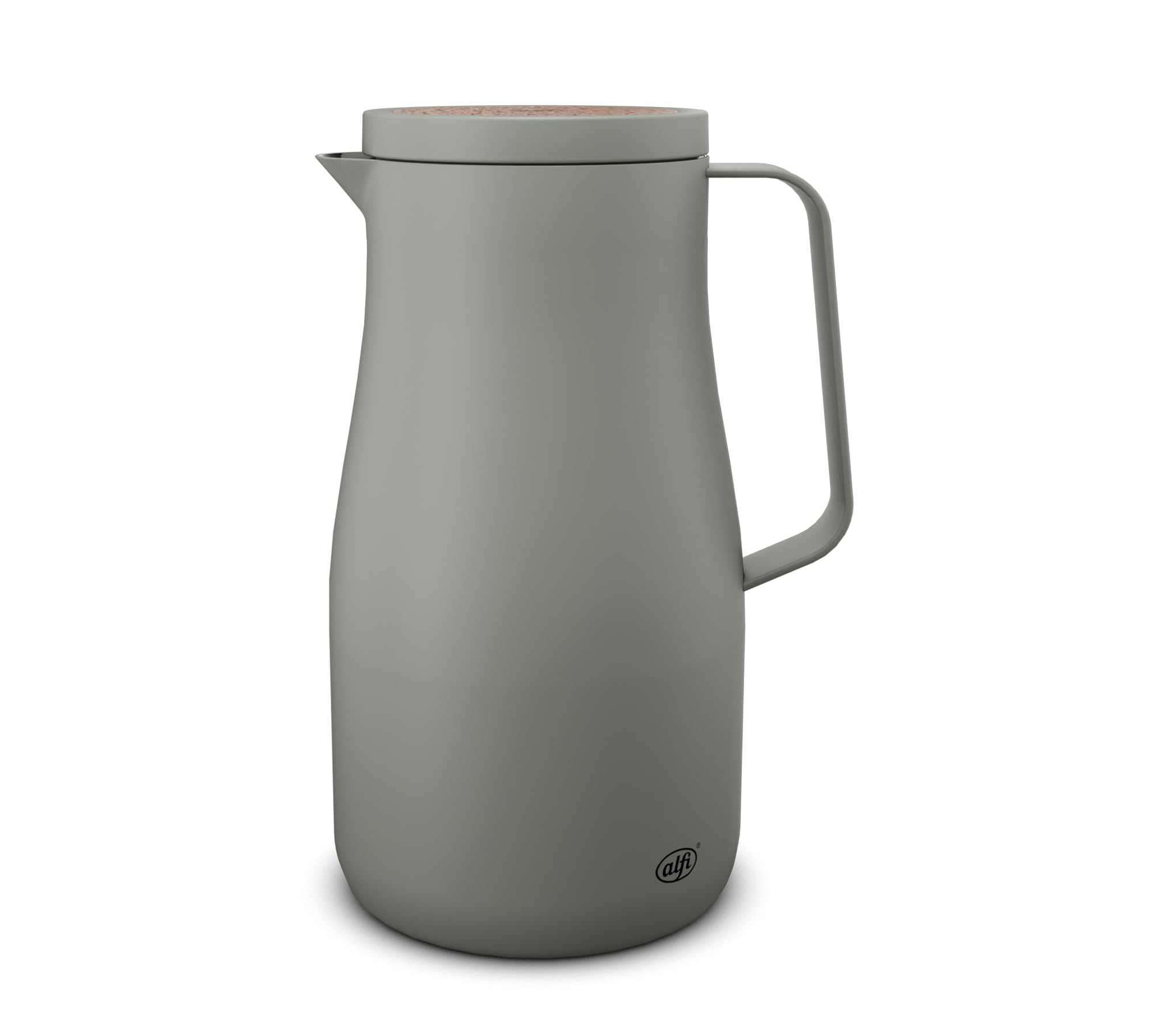 alfi STUDIO TEA Isolierkanne 1,00 l, 12 h heiß, matcha green | 24 h kalt, Thermoskanne für Kaffee & Tee, doppelwandig aus Edelstahl, Drehverschluss, große Öffnung, spülmaschinenfest, grün