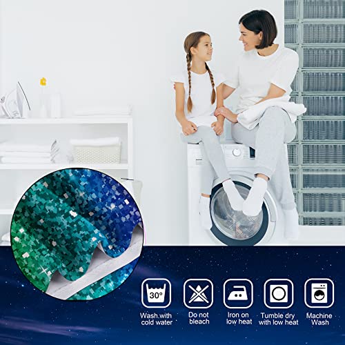 Haohe Colorful Rainbow Blackout Curtains For Home Bedroom Living Room Decor Grommet Window Drapes 2 Panel Set, 52"X84" #TOP6