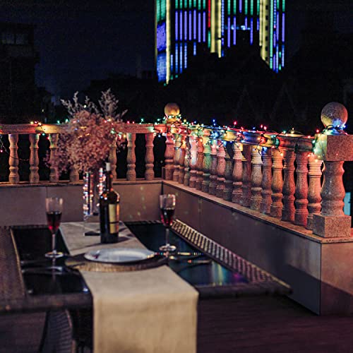 Mygoto 2 Pack 13Ft 50 Clear Mini Easter String Lights On Green Wire Cord For Indoor/Outdoor Use, 120V End-To-End Connectable Decoration For Christmas,Tree,Wedding, Bedroom, Porch Decor(Multicolor) #TOP6