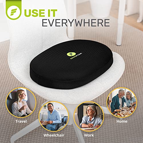 Ergofoam Orthopedic Donut Pillow For Tailbone Pain | Donut Seat Cushion For Hemorrhoids | Plush Support For Comfort | Breathable Mesh Cover | Hemmoroid Pillow | Postpartum | Doughnut Pillow #TOP7