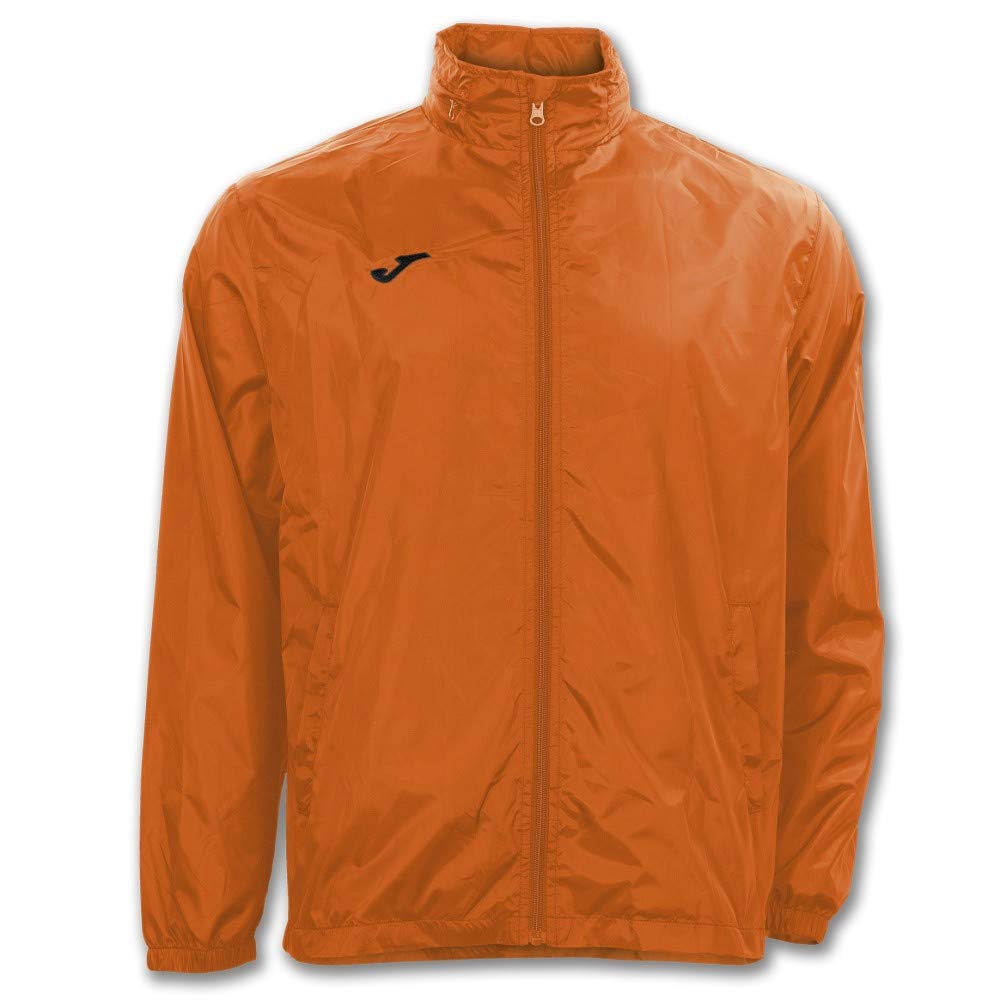Joma Waterproof Raincoat with Hood, S - 3XL - Windbreaker with Pockets and Elastic Cuffs - Iris