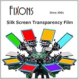 Waterproof Inkjet Screenprinting Film, Silkscreen Film 8.5 x 11 (50 Sheets)
