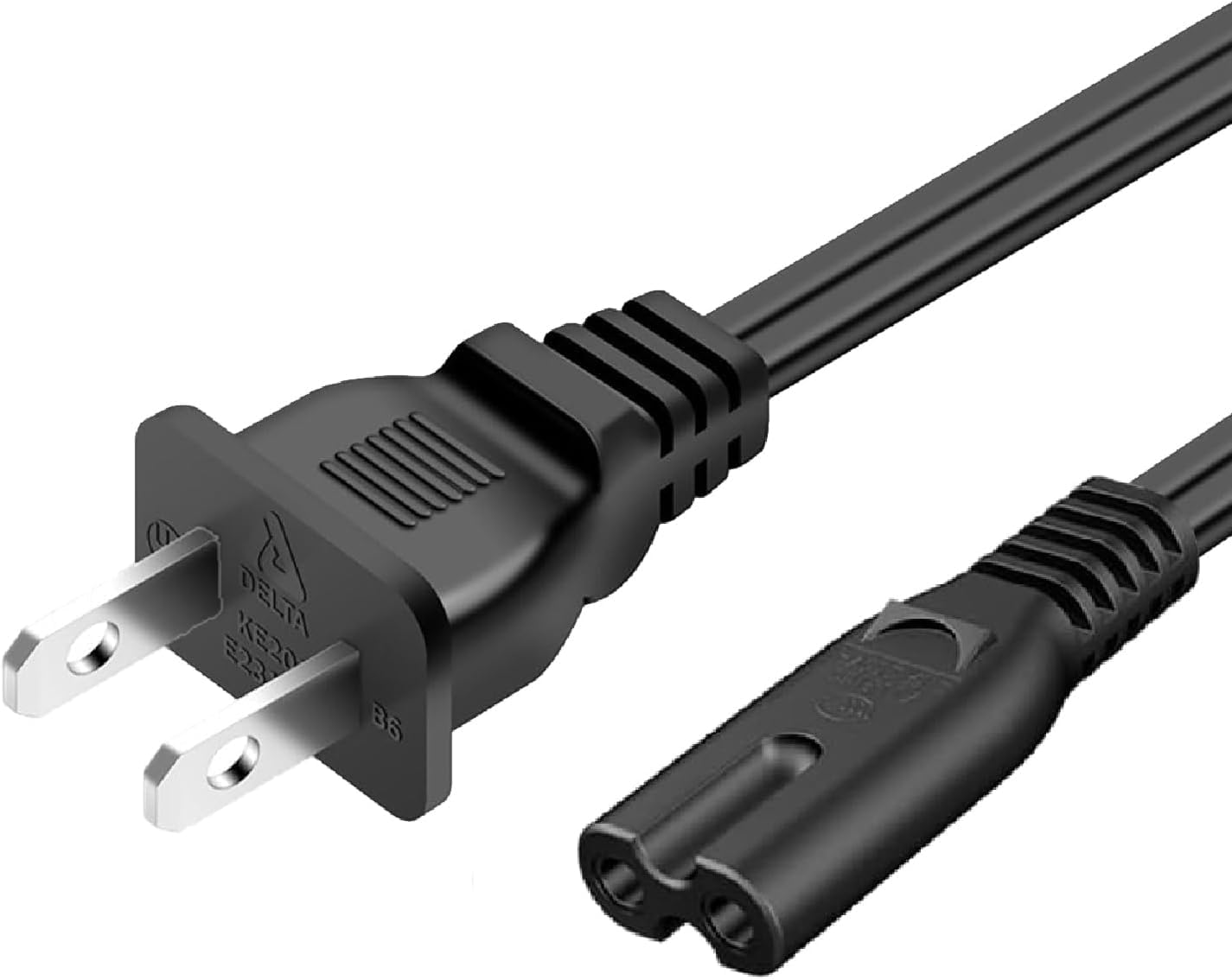 Photo 1 of AC Power Cord Cable for Electric Lunch Box, Crockpot, Mini Fridge Charger - Universal 110V 120V 2 Prong Appliance Charging Wire